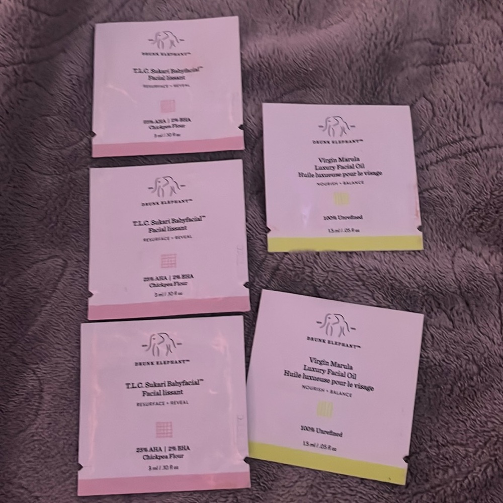 5 DRUNK ELEPHANT SAMPLES